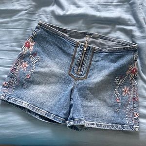Vintage 1980’s Cavaricci jean shorts!